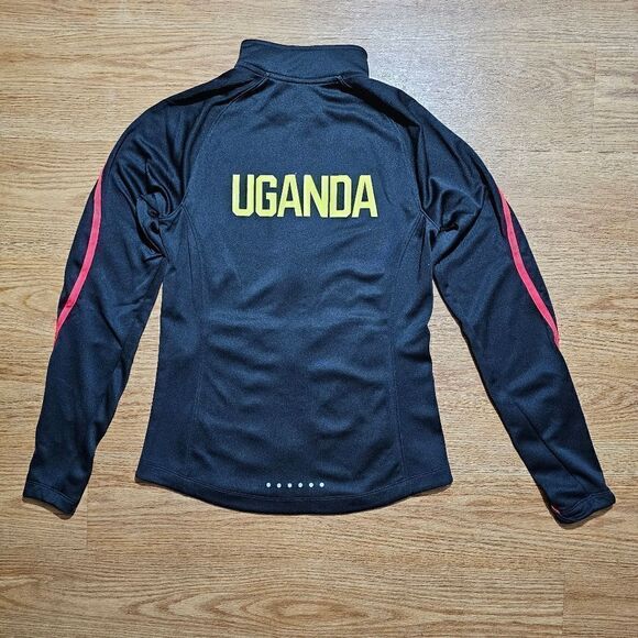 Nike Pro Elite Uganda Track Jacket Size M Olympc Team Black Red Gold 882281-010 - Picture 2 of 11